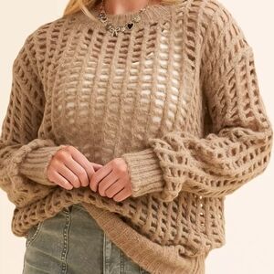The Buckle Open Stitch Sweater